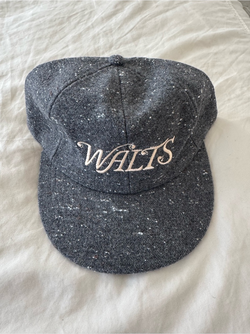 Waltz (the restaurant in Silverlake) Embroidered Dark Gray Speckled Baseball Cap